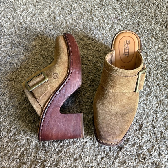 Born Hannah Clogs - Rust Distressed - Picture 1 of 6
